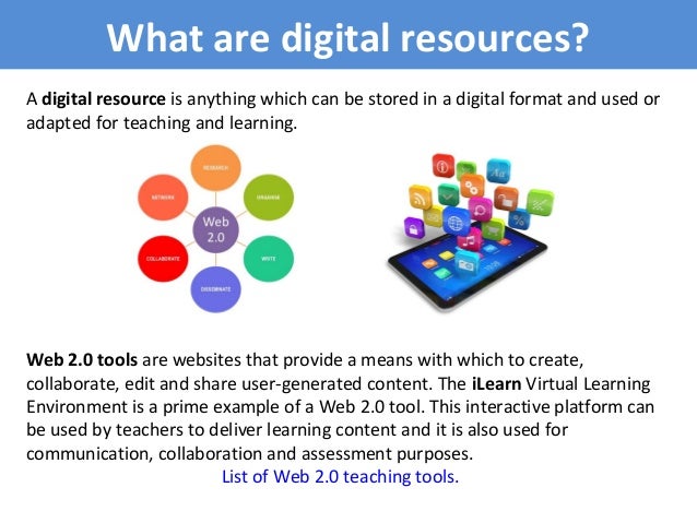 What Are Digital Resources What are digital resources