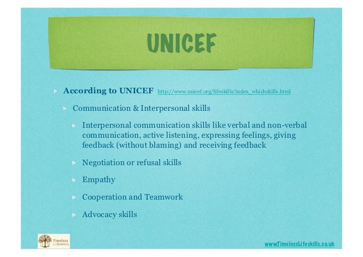 What are key lifeskills (EP)