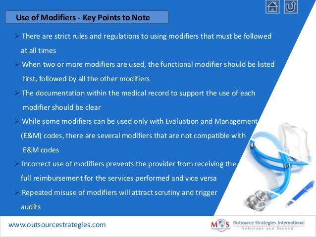 What are medical coding modifiers and when to use them
