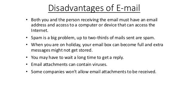 memorandum-and-disadvantage-of-e-mail