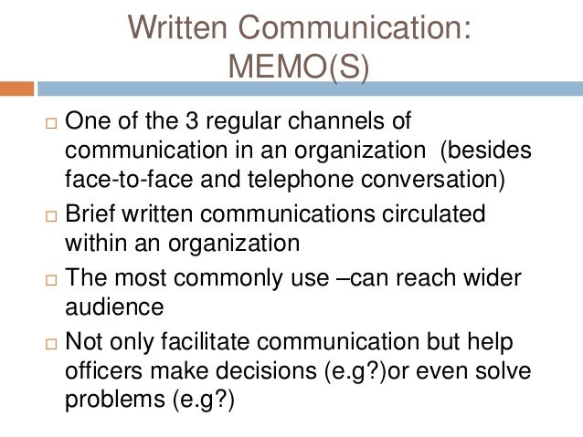 what are memos what is memo