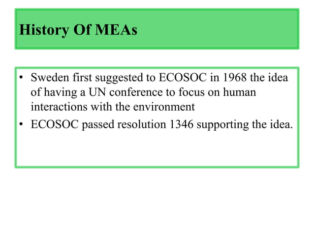 What are multilateral environmental agreements | PPTX
