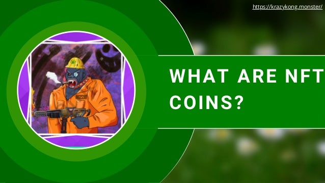 WHAT ARE NFT
COINS?
https://krazykong.monster/
 