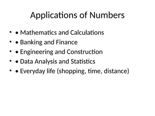 Numbers Data Math what_are_numbers. Mathematics numbers maths | PPTX