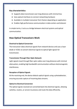 Optical Terms.pdf What are Optical Transceivers Everything You Need to Know - View.pdf