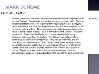 What are periglacial processes?
