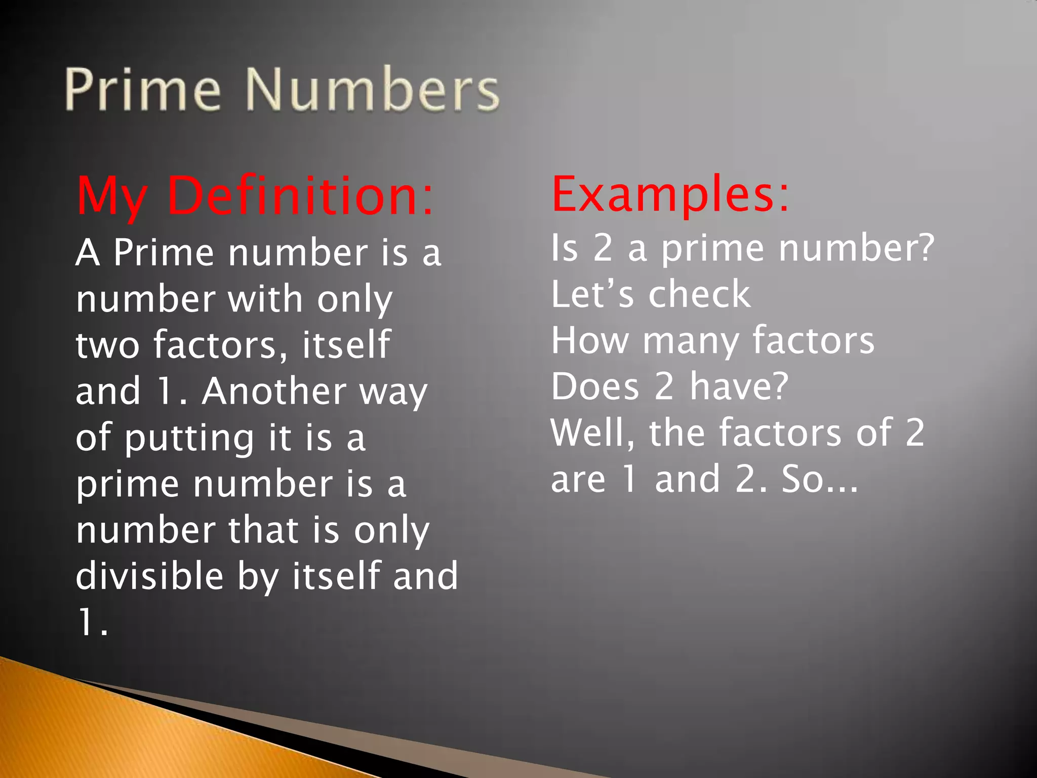 Prime and Composite Numbers | PPTX