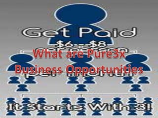 What are Pure3x Business Opportunities 