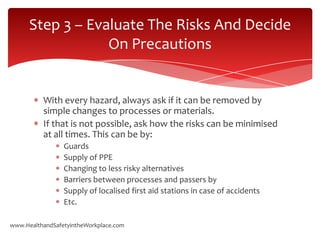 Precautions Over Risk Example What are risk assessments | PPTX