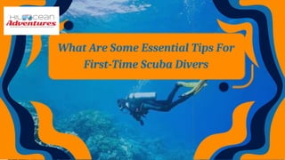 What Are Some Essential Tips For
First-Time Scuba Divers
 