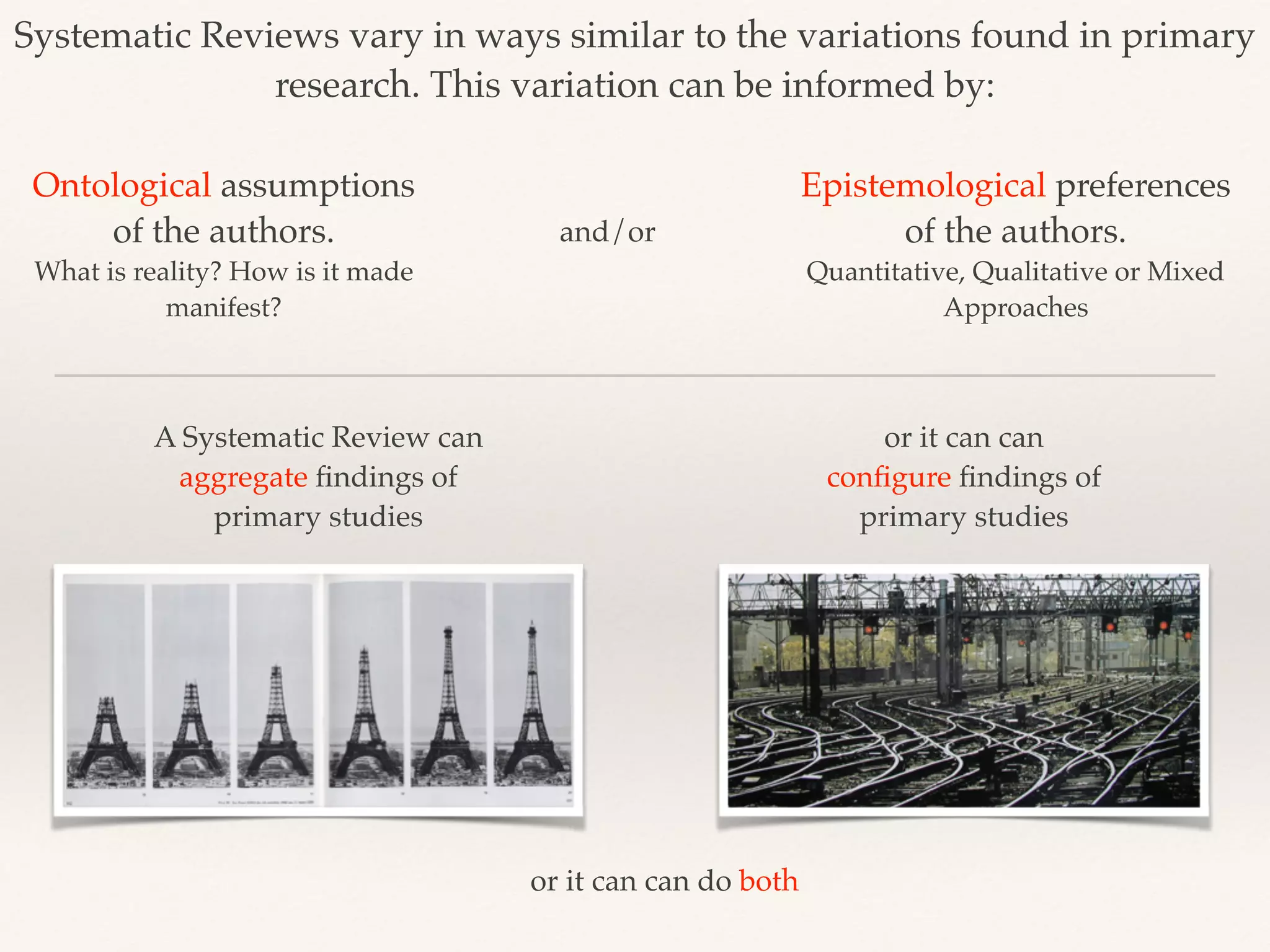 What are systematic reviews ppt