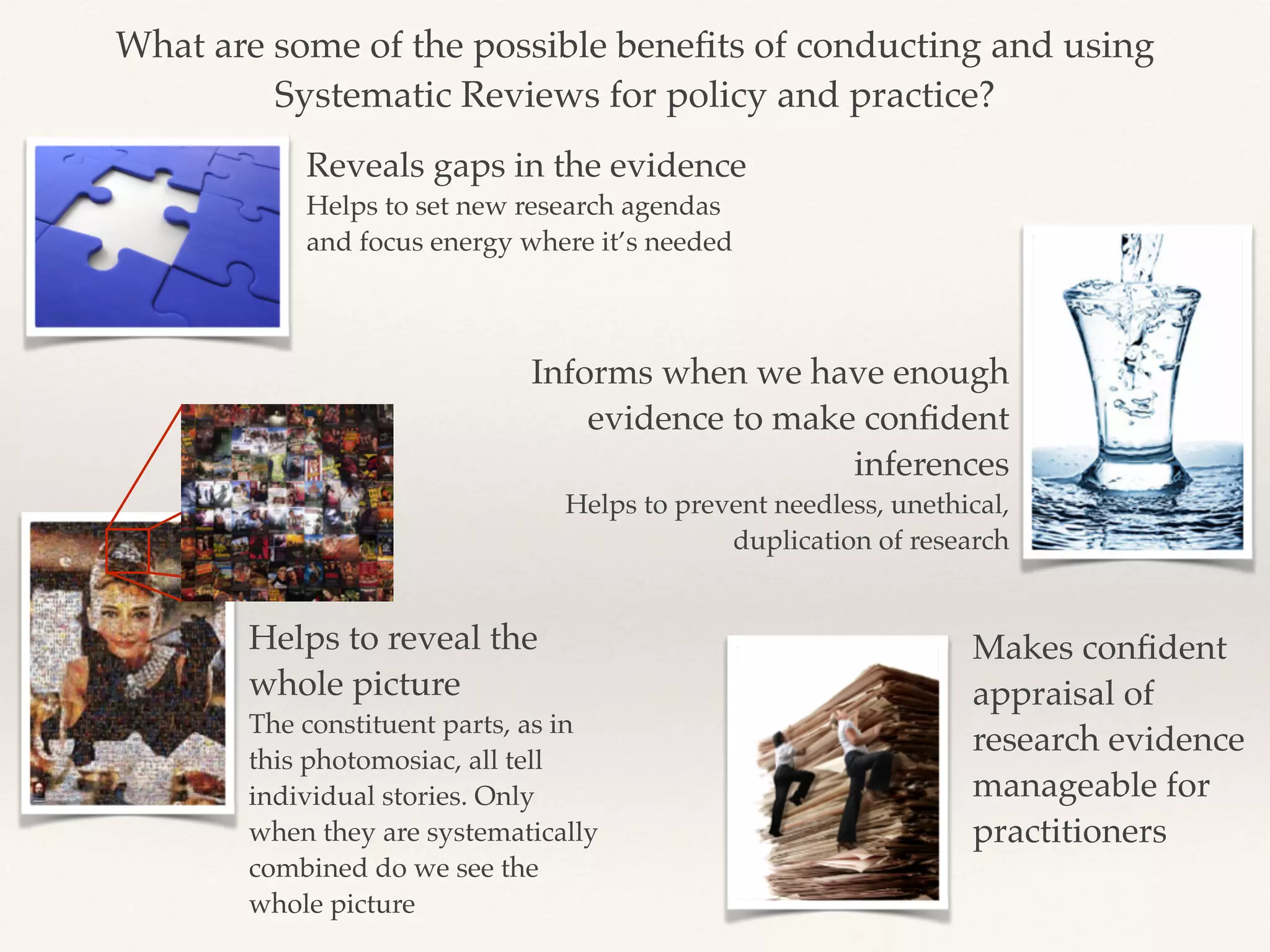What are systematic reviews ppt