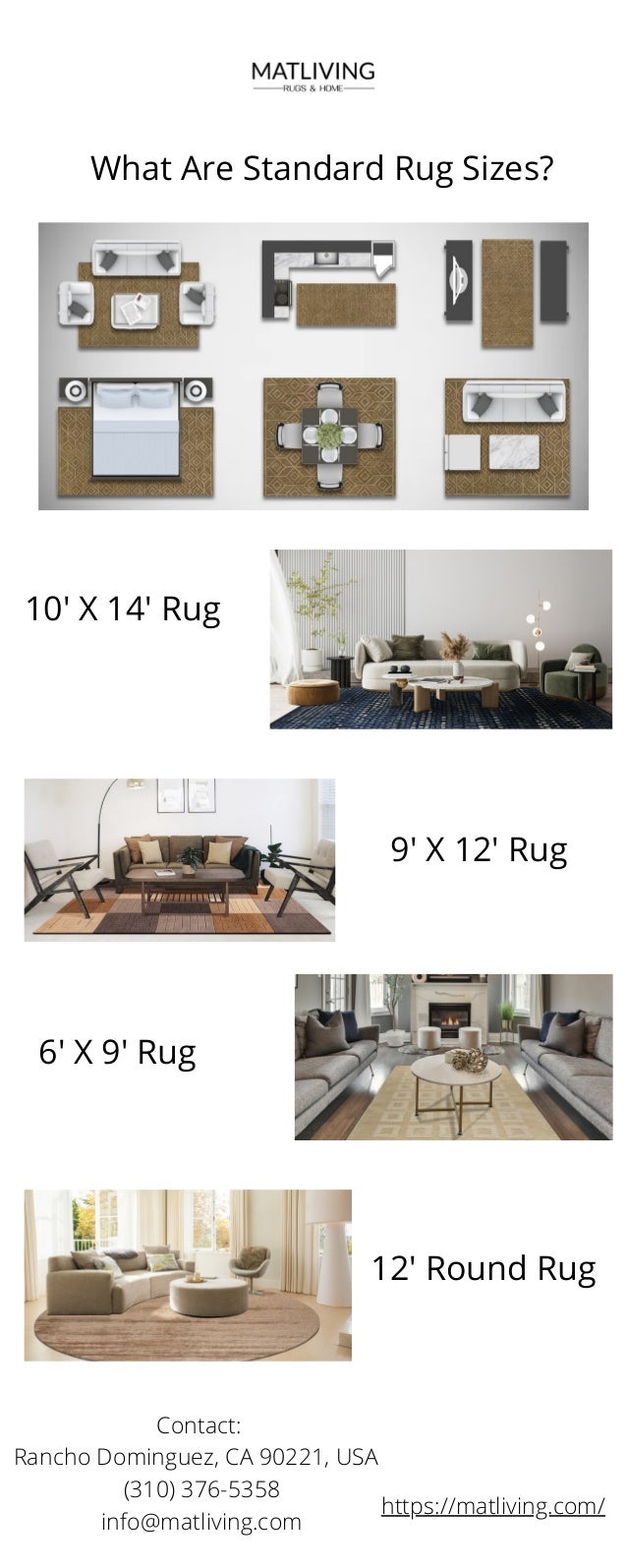 What are standard rug sizes