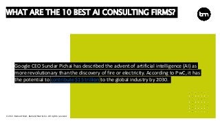 What Are The 10 Best AI Consulting Firms | PPTX