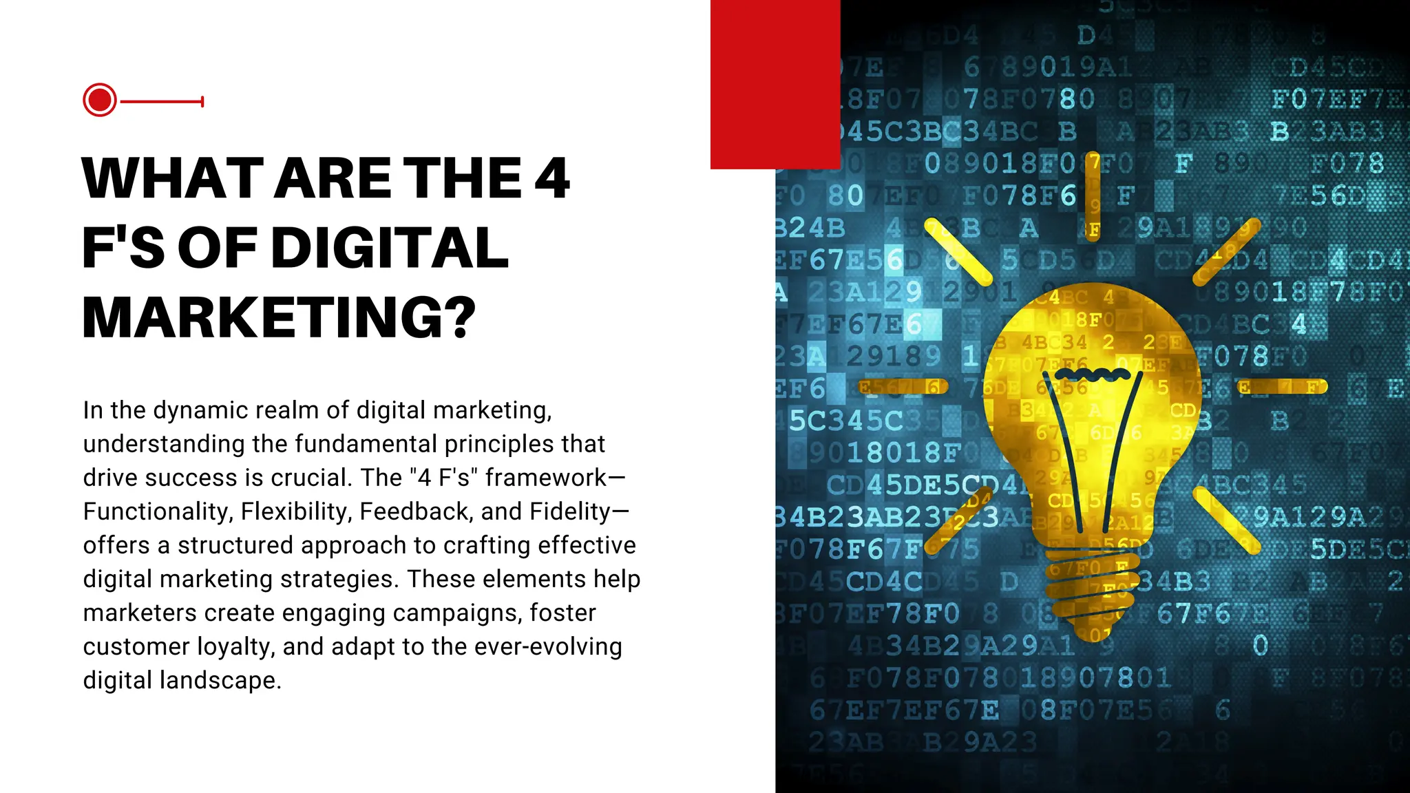 What are the 4 F's of digital marketing. | PDF