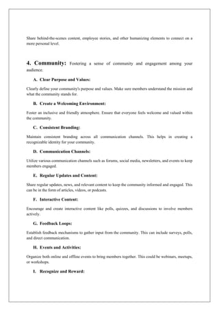 What are the 7 C Of Digital Marketing, Content | PDF