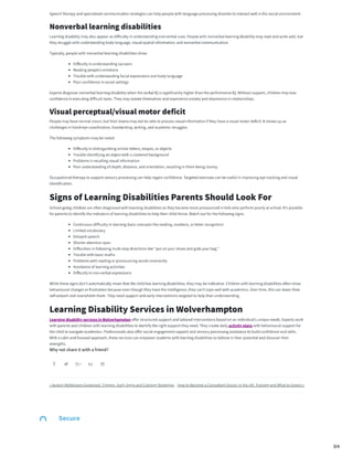 What are the 7 Main Types of Learning Disabilities - A Parent’s Guide | PDF