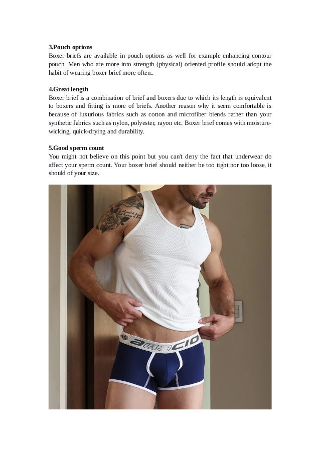 What are the advantages and disadvantages of men's boxer briefs?