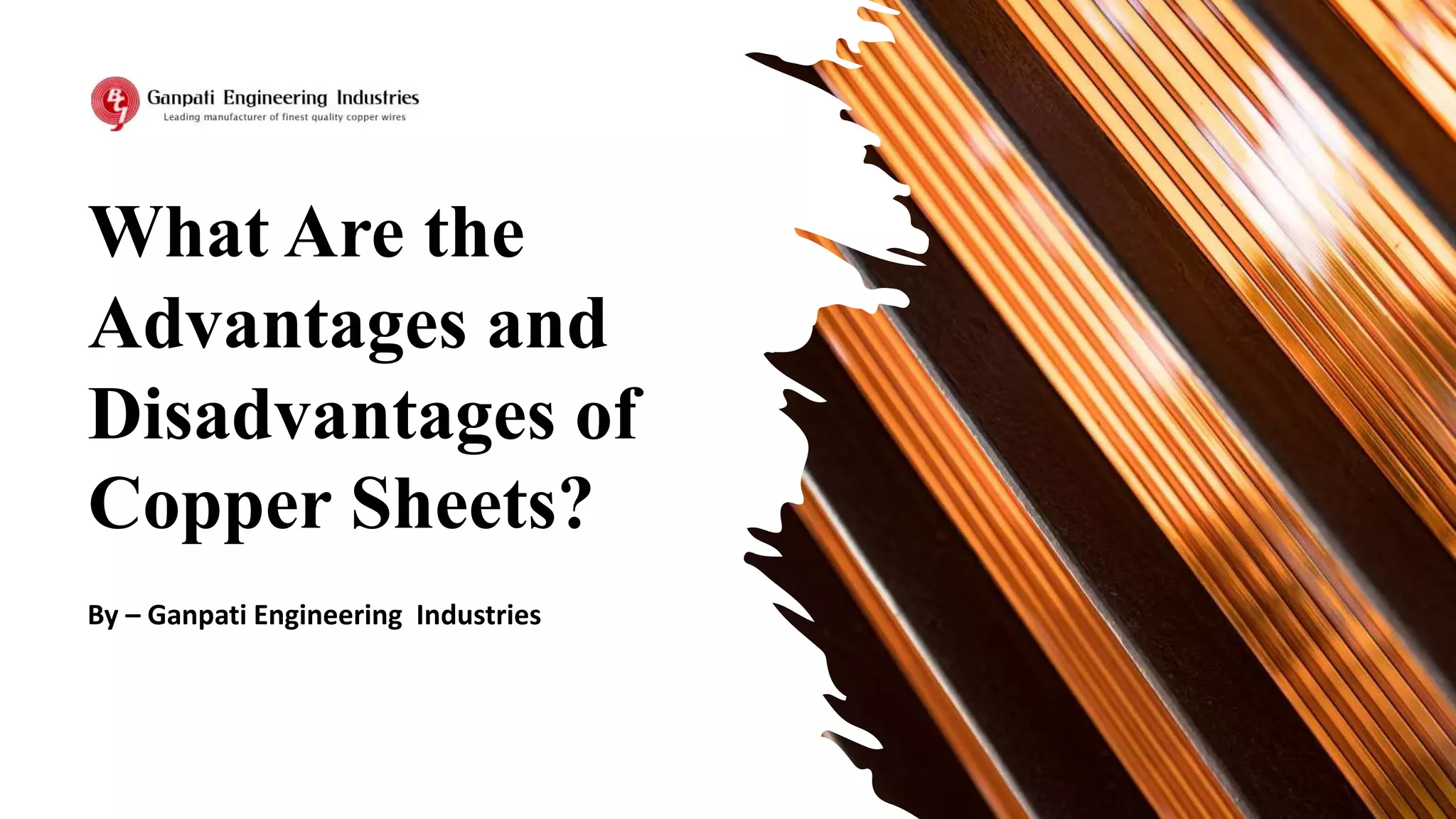 What Are the Advantages and Disadvantages of Copper Sheets? PPT