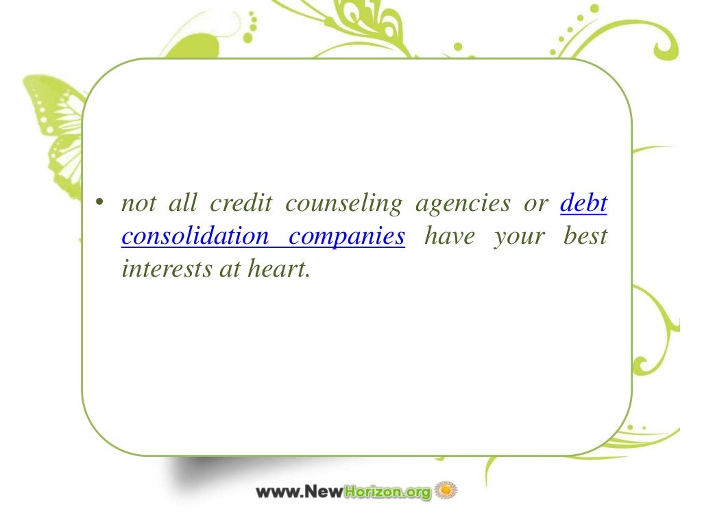 What are the advantages & disadvantages of debt consolidation services
