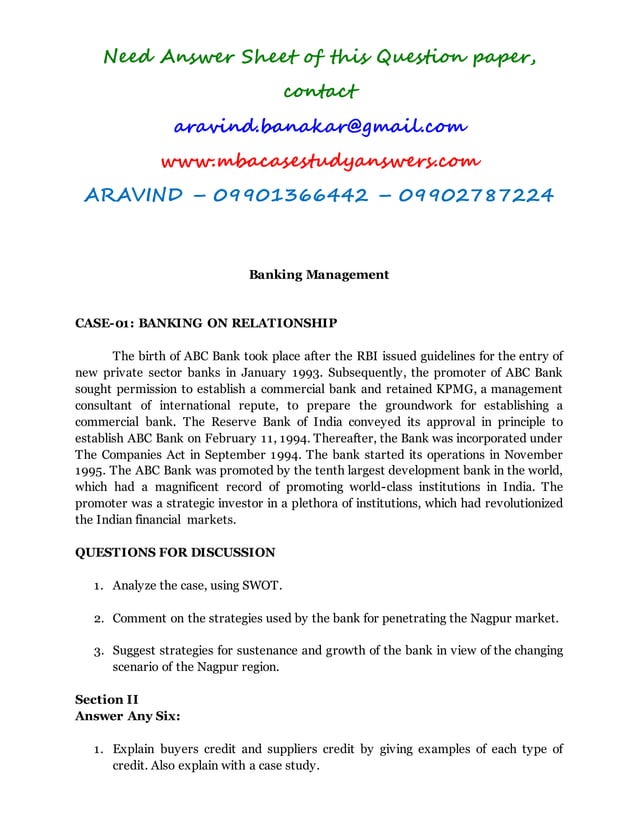 Banking Management What are the advantages of packaging illustrate in banking context PDF