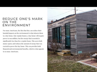 What Are The Benefits Of A Tiny Home?