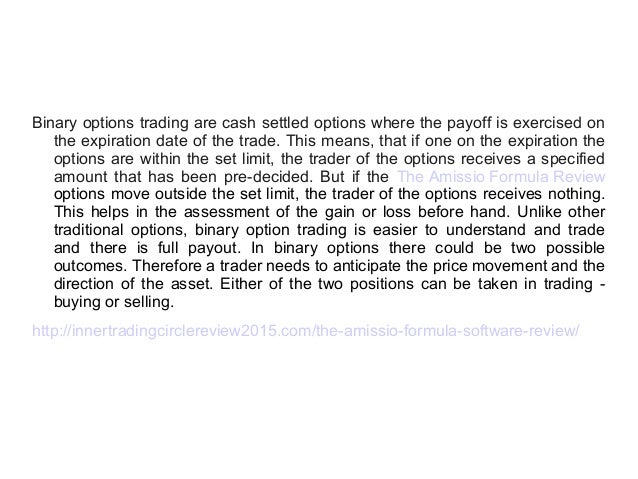 Binary options trading benefits