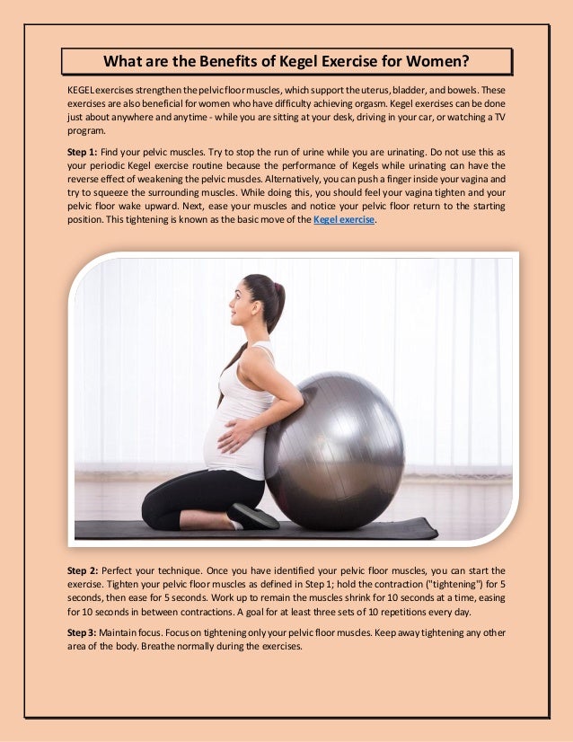 What Are The Benefits Of Kegel Exercise For Women
