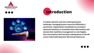 What are the benefits of Microsoft Dynamics 365 Human Resources.pdf