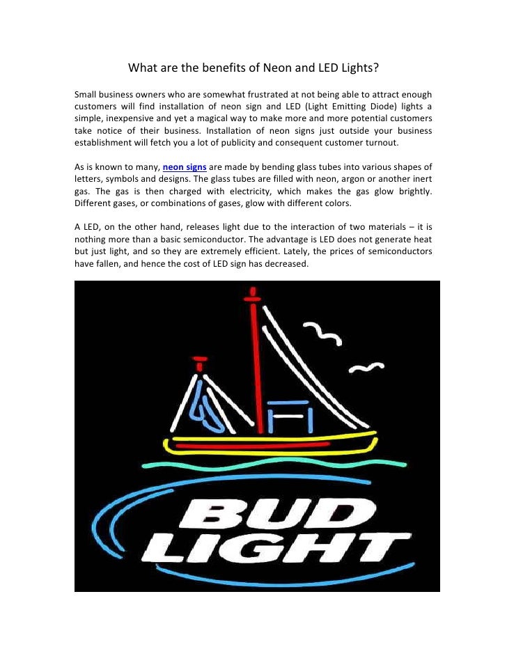 Led Light Bulbs Benefits