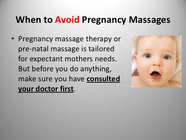What are the benefits of pregnancy massage
