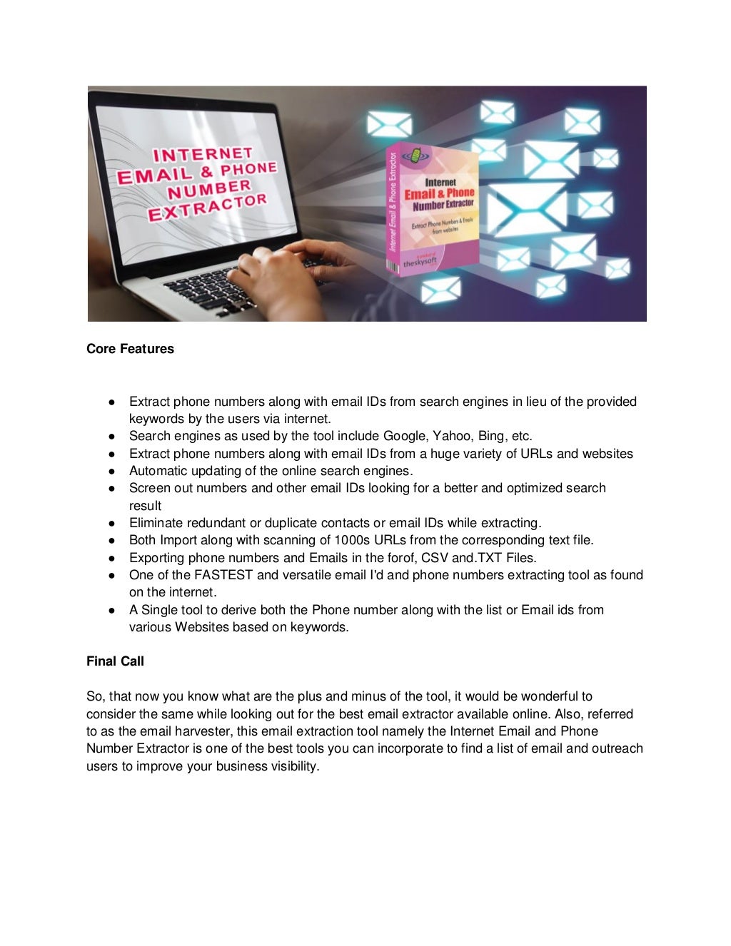 email extractor tools