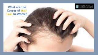 What are the
Causes of Hair
Loss In Women
 