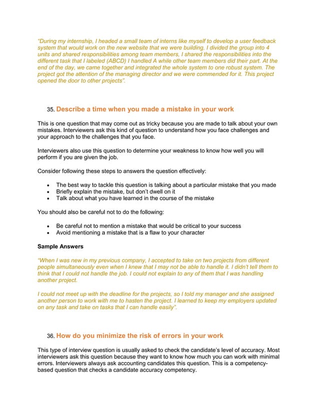 100 Job Interview Questions And Best Answers Pdf 100 Job Interview Questions And Best Answers Pdf