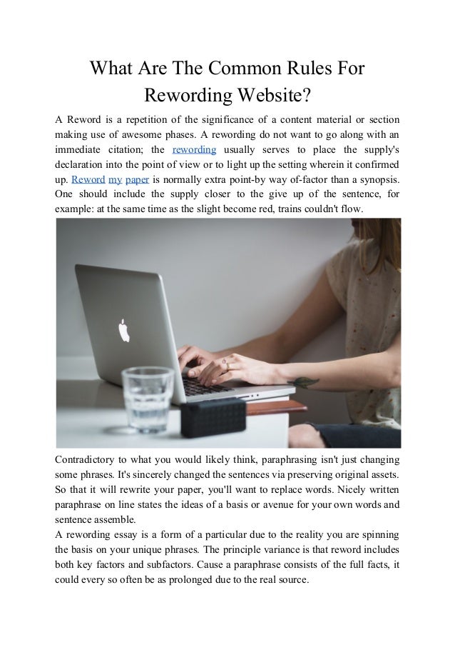 Rewording | Free Online AI Paraphrasing Tool