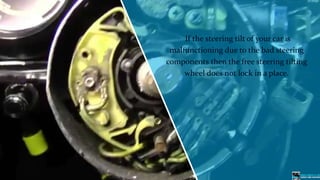 What are The Common Warning Signs of Bad Steering Column PPTX