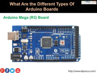 What are the different types of arduino boards | PPT