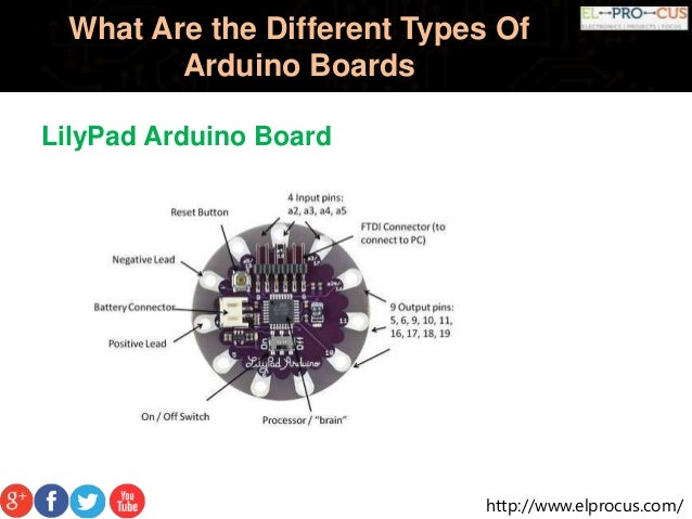 What are the different types of arduino boards