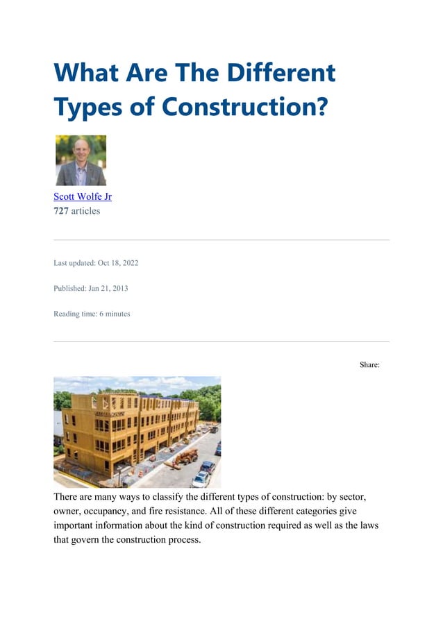 What Are The Different Types of Construction.docx | Construction ...