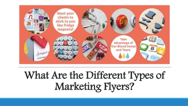 what are the different types of marketing flyers different flyers