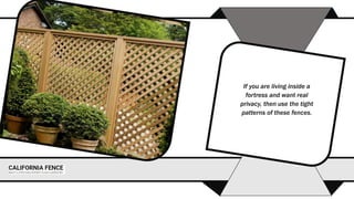 What are the Different Types of Wood Fences Used for Protection