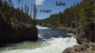 river
lake
 