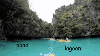 pond
lagoon
 