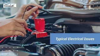 Typical Electrical Issues
 