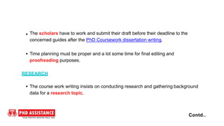 What are the Essential Things to Consider During Coursework Writing ...