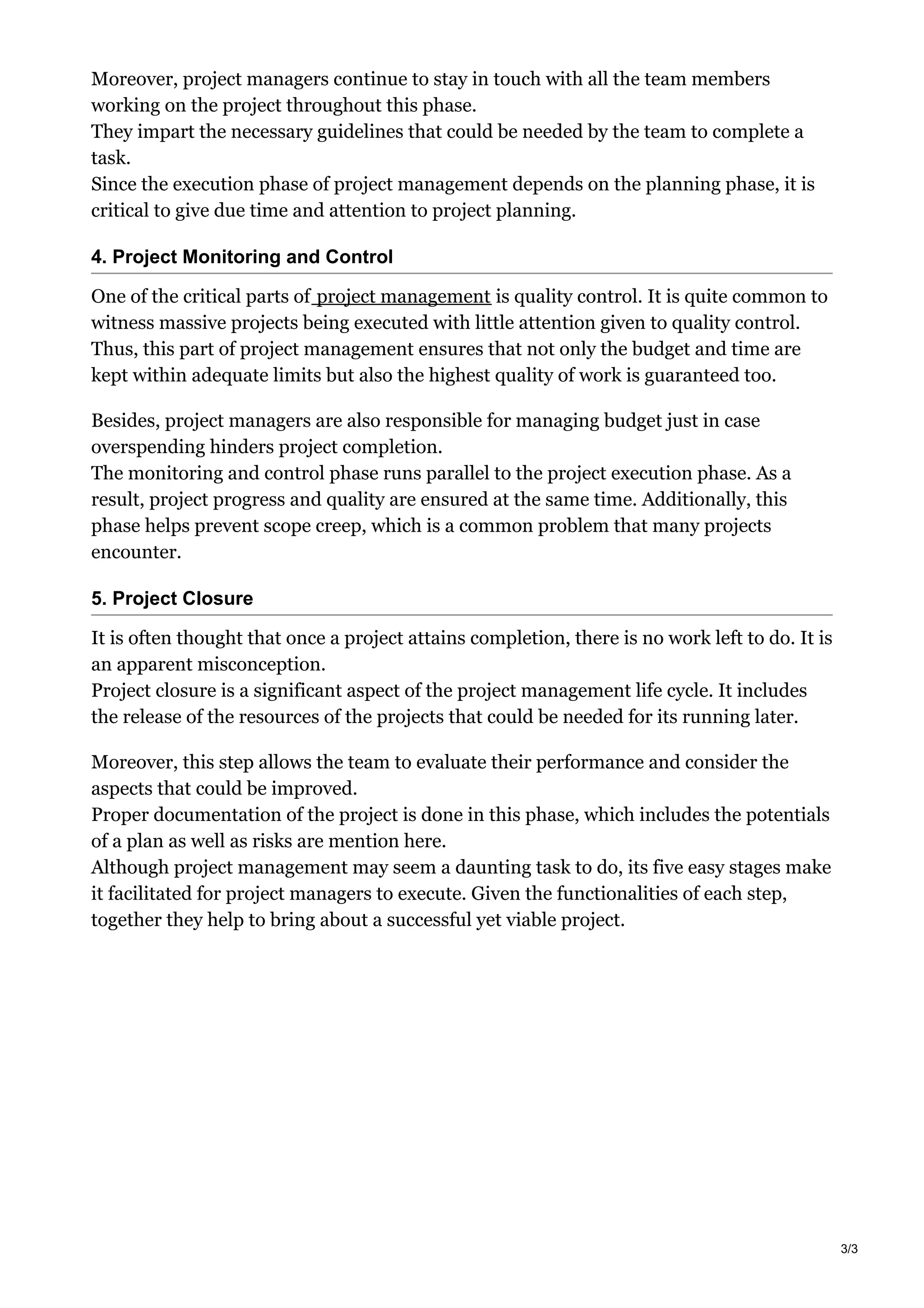 What Are The Five Stages Of Project Management What Are The Five Stages Of Project Management