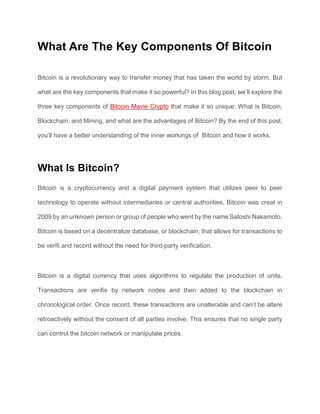 What Are The Key Components Of Bitcoin.pdf