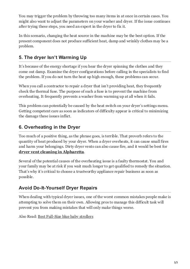 What Are the Most Common Dryer Problems and
