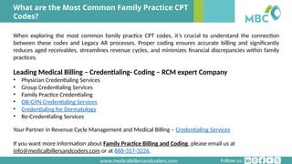 What are the Most Common Family Practice CPT Codes.pptx