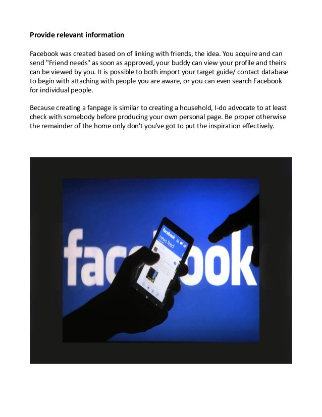 What are the most effective method to use facebook for business marketing